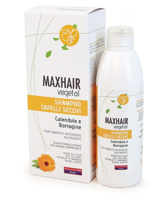 MAX HAIR VEGETAL SHAMPOO CAPELLI SECCHI 200 ML - Farmafamily.it
