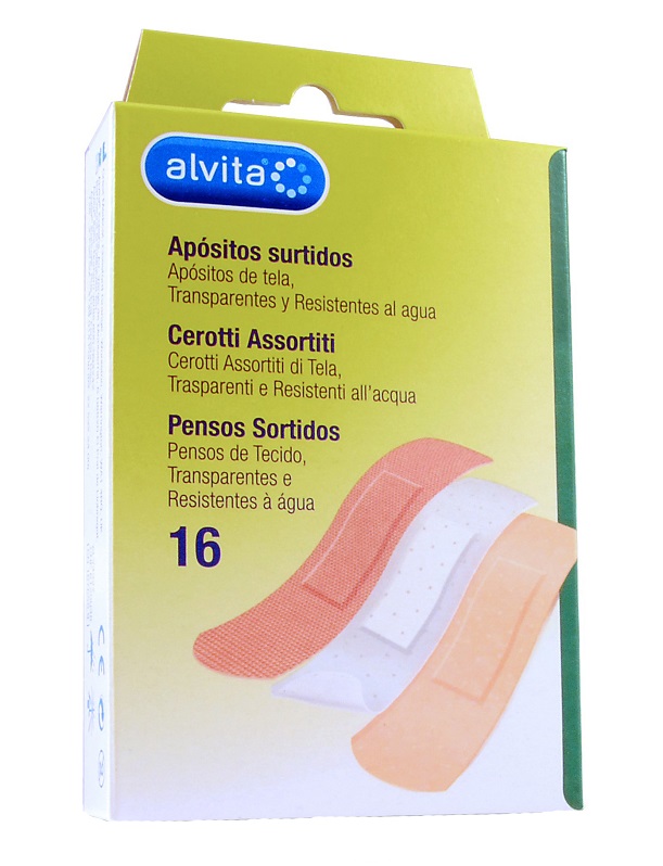 ALVITA CEROTTI ASSORTITI 16 PEZZI - Farmafamily.it