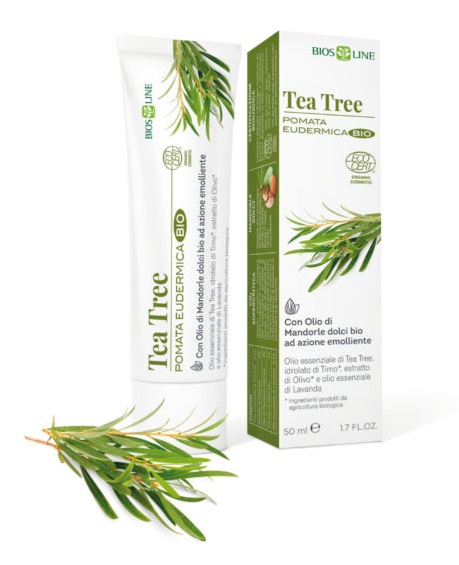BIOSLINE TEA TREE POMATA EUDERMICA CERT ECOCERT 50 ML - Farmafamily.it