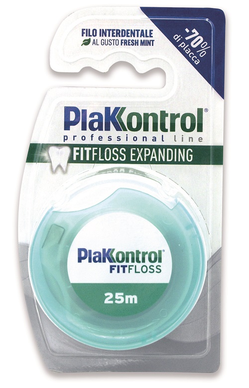 PLAKKONTROL FIT FLOSS FILO 25 M - Farmafamily.it