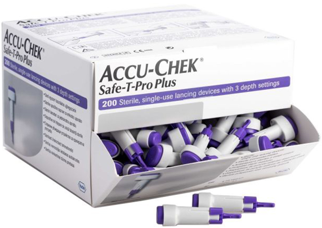 LANCETTE PUNGIDITO ACCU-CHEK SAFE T PRO PLUS PD 200 PEZZI - Farmafamily.it