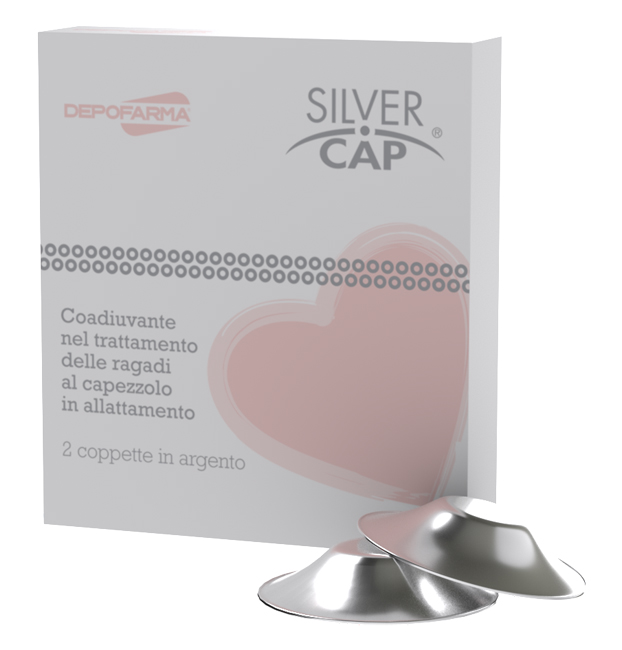 SILVER CAP COPPETTE IN ARGENTO COPRI CAPEZZOLI PER ALLATTAMENTO 2 PEZZI - Farmafamily.it