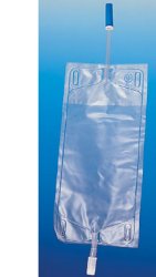 SACCA PER URINA DA GAMBA IN PVC CON TUBO DI SCARICO LUNGHEZZA 35CM PER COLLEGAMENTO AL POLPACCIO CAPACITA' 750ML COMPLETO DI VALVOLA ANTIREFLUSSO CONFEZIONE DA 30 PEZZI - Farmafamily.it