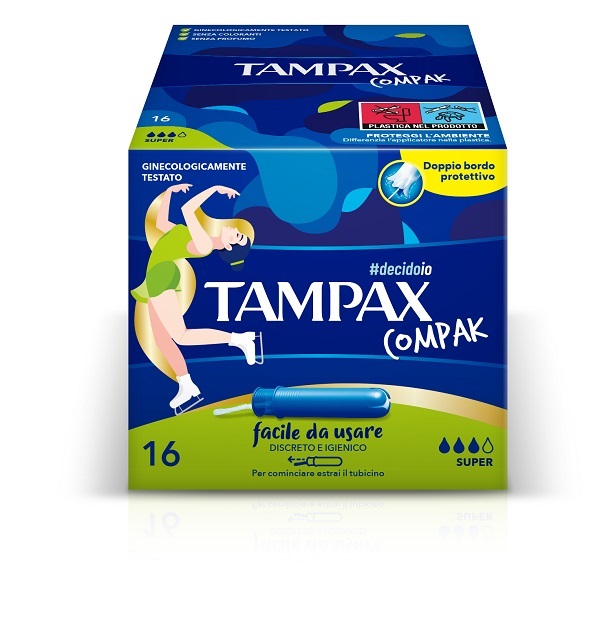 TAMPAX COMPAK SUPER 16 PEZZI - Farmafamily.it