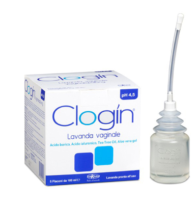 CLOGIN LAVANDA VAGINALE 5 FLACONI DA 100 ML + 5 CANNULE VAGINALI MONOUSO - Farmafamily.it