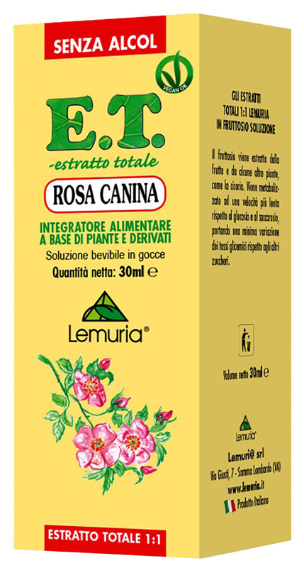 ET ESTRATTO TOTALE ROSA CANINA 30 ML SENZA ALCOL - Farmafamily.it