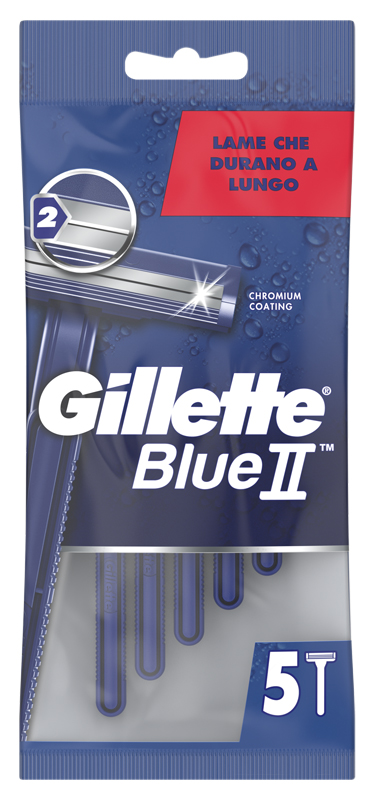 RASOIO GILLETTE BLUE II STANDARD 6 X 20 X 5 - Farmafamily.it