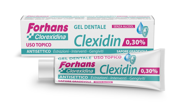 FORHANS CLEXIDIN COLLUTORIO IN GEL ALLA CLOREXIDINA 0,30% 30 - Farmafamily.it