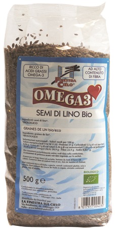 FSC OMEGA3 SEMI DI LINO BIO AD ALTO CONTENUTO DI FIBRA 500 G - Farmafamily.it
