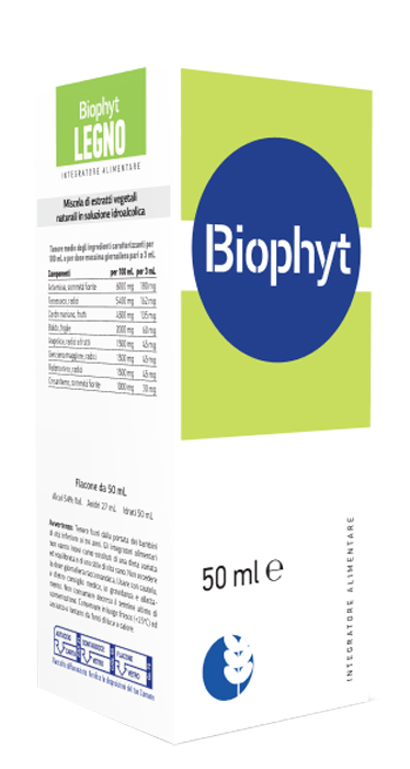 BIOPHYT LEGNO 50 ML SOLUZIONE IDROALCOLICA - Farmafamily.it