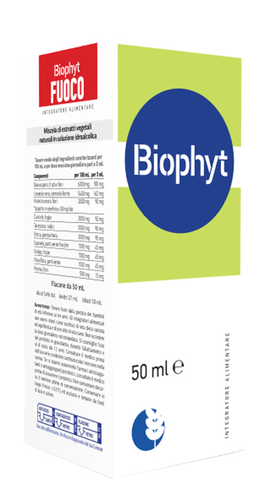 BIOPHYT FUOCO 50 ML SOLUZIONE IDROALCOLICA - Farmafamily.it