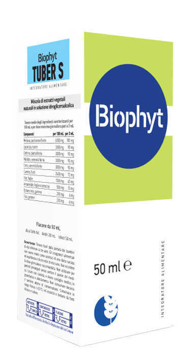 BIOPHYT TUBER S 50 ML SOLUZIONE IDROALCOLICA - Farmafamily.it