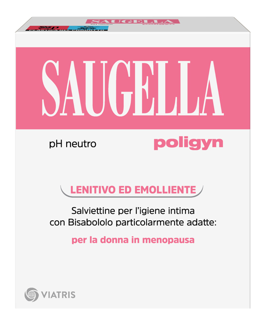 SAUGELLA POLIGYN PH NEUTRO SALVIETTINE IGIENE INTIMA LENITIVO ED EMOLLIENTE 10 PEZZI - Farmafamily.it