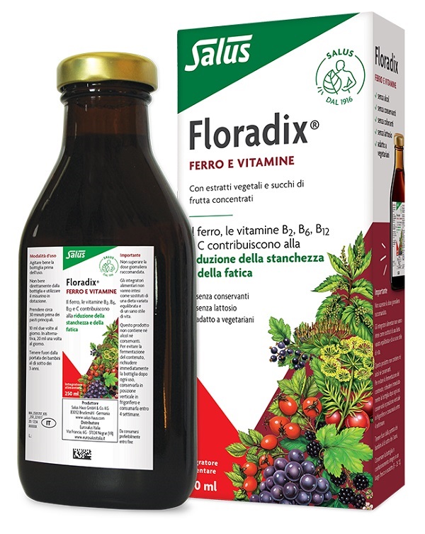FLORADIX FERRO E VITAMINE 250 ML - Farmafamily.it