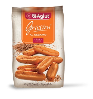 BIAGLUT GRISSINI CON SESAMO 150 G - Farmafamily.it