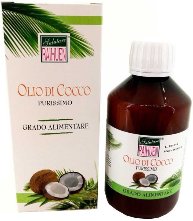 RAIHUEN OLIO COCCO GRADO ALIMENTARE 100 ML - Farmafamily.it
