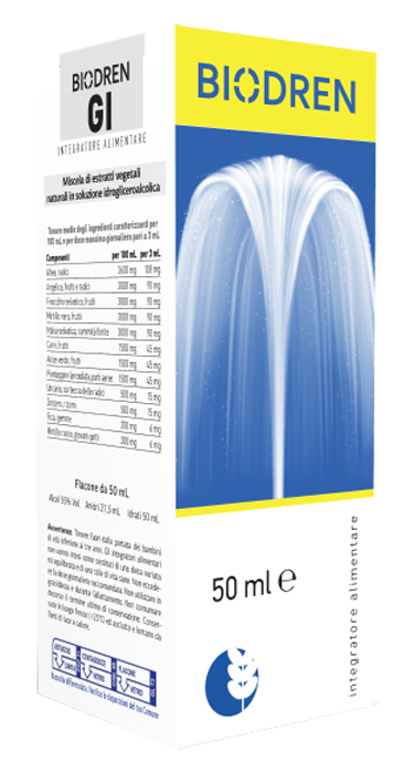 BIODREN GI SOLUZIONE IDROALCOLICA 50 ML - Farmafamily.it