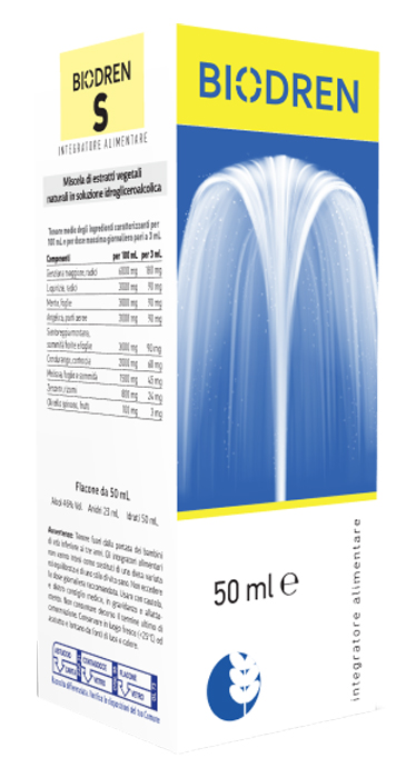 BIODREN S SOLUZIONE IDROALCOLICA 50 ML - Farmafamily.it