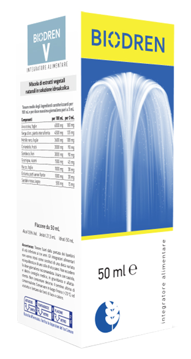BIODREN V 50 ML SOLUZIONE IDROALCOLICA - Farmafamily.it