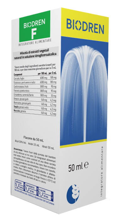 BIODREN F 50 ML SOLUZIONE IDROALCOLICA - Farmafamily.it