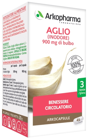 ARKOCAPSULE AGLIO 45 CAPSULE - Farmafamily.it