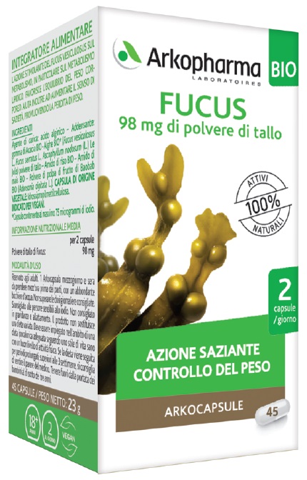 ARKO CAPSULE FUCUS BIO 45 CAPSULE - Farmafamily.it