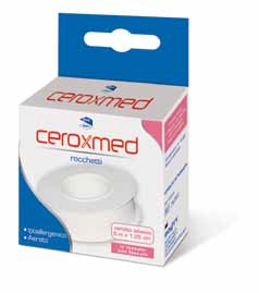 CEROTTO ADESIVO IN ROCCHETTO CEROXMED IN TESSUTO NON TESSUTO AERATO IPOALLERGENICO BIANCO 500X1,25 CM 1 PEZZO - Farmafamily.it