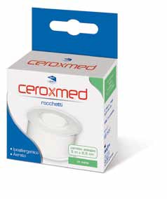 CEROTTO ADESIVO IN ROCCHETTO CEROXMED IN SETA AERATO IPOALLERGENICO BIANCO 500X2,5 CM 1 PEZZO - Farmafamily.it