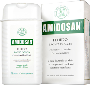 AMIDOSAN FLUIDO BAGNO DOCCIA NUTRIENTE LENITIVO RINFRESCANTE 300 ML - Farmafamily.it