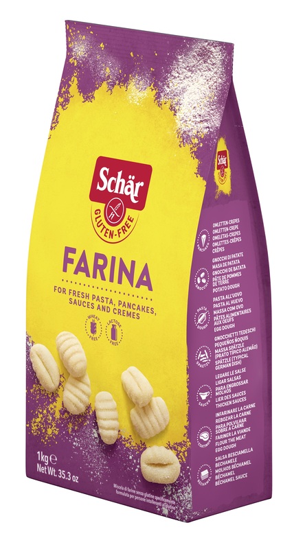 SCHAR FARINA PER PASTA FRESCA PANCAKES SALSE E CREME 1 KG - Farmafamily.it