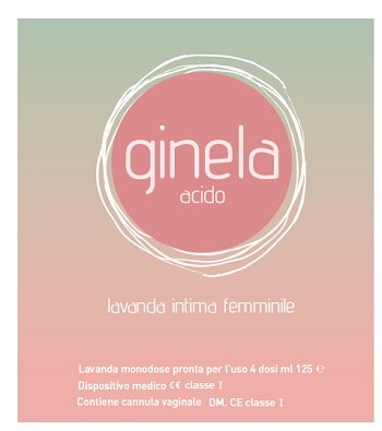 LAVANDA INTIMA FEMMINILE GINELA ACIDO 4 DOSI X 125 ML + CANNULA VAGINALE - Farmafamily.it