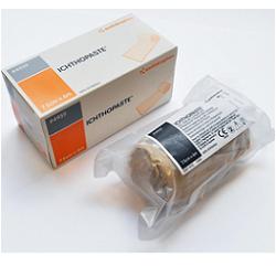 BENDA MEDICATA ICHTHOPASTE CON OSSIDO DI ZINCO ITTIOLO PER TRATTAMENTO ULCERE VENOSE ARTI INFERIORI 7,5X600 CM - Farmafamily.it