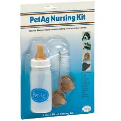NURSING KIT BIBERON DA 120ML PER ANIMALI + TETTARELLE DI VARIE MISURE + SCOVOLINO PER PULIZIA - Farmafamily.it