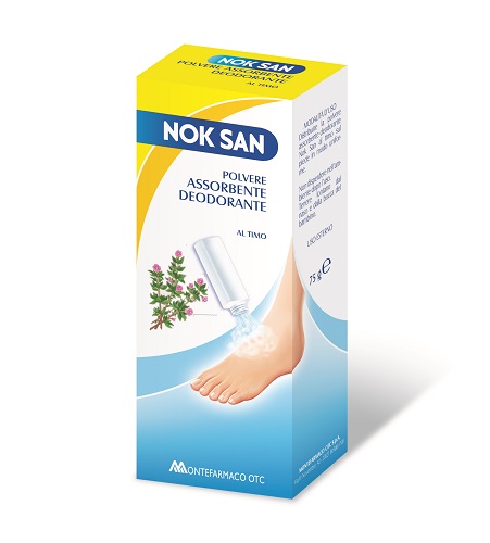 NOK SAN POLVERE ASSORBENTE DEODORANTE 75 G - Farmafamily.it