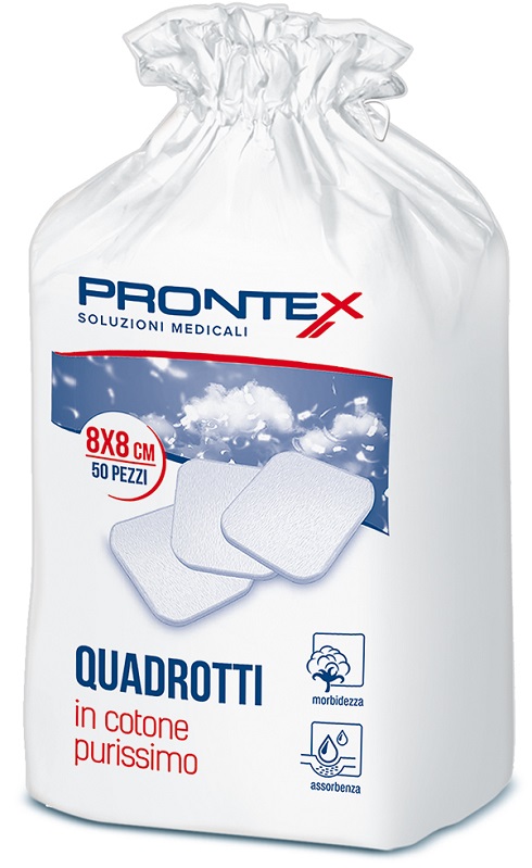 COTONE IDROFILO PRONTEX QUADROTTI - Farmafamily.it