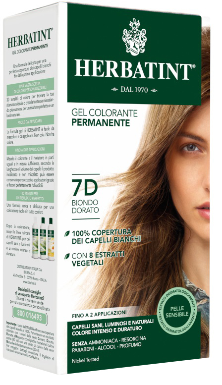 HERBATINT 7D BIONDO DORATO 150 ML - Farmafamily.it