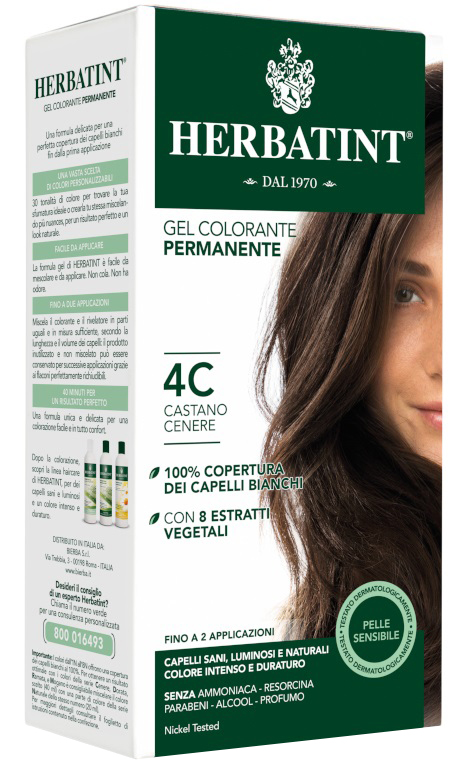 HERBATINT 4C CASTANO CENERE 150 ML - Farmafamily.it
