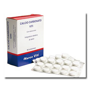 CALCIO CARBONATO VITI 60 COMPRESSE - Farmafamily.it