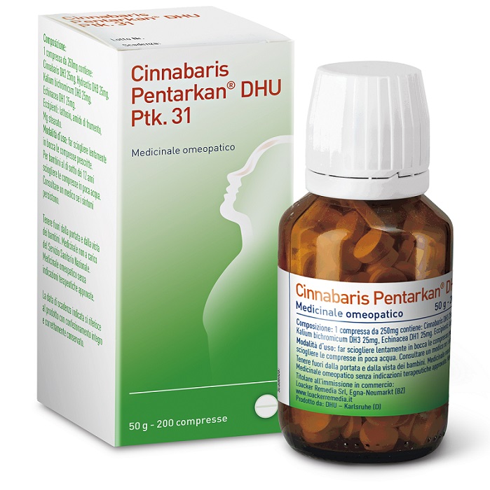 CINNABARIS 31 PTK 200 COMPRESSE 50 G - Farmafamily.it