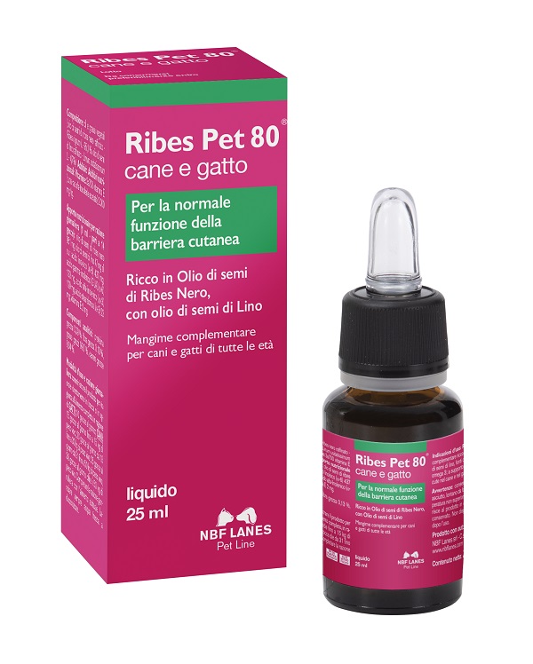 RIBES PET 80 GOCCE OLIO 25 ML CON CONTAGOCCE - Farmafamily.it