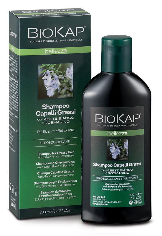 BIOKAP BELLEZZA SHAMPOO CAPELLI GRASSI 200 ML BIOSLINE - Farmafamily.it