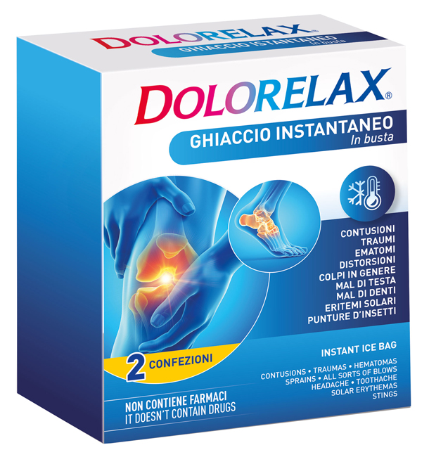 DOLORELAX ICE BAG GHIACCIO BUSTA 2 PEZZI - Farmafamily.it