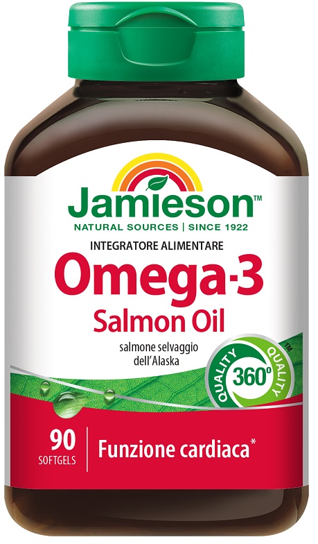 JAMIESON OMEGA 3 SALMON OIL 90 PERLE - Farmafamily.it