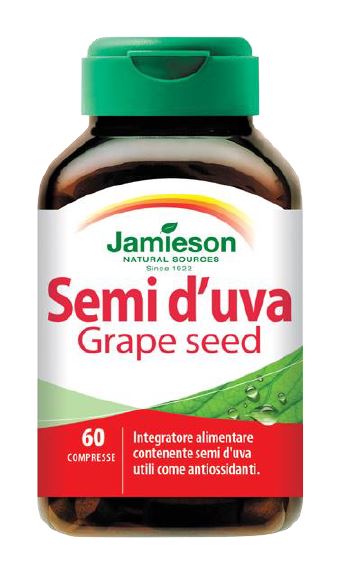 SEMI UVA GRAPE SEED JAMIESON 60 COMPRESSE - Farmafamily.it