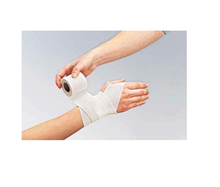 BENDA ELASTICA AUTOADESIVA FORTELAST PLUS   CON OSSIDO DI ZINCO ADESIVO SINTETICO 7,5X450CM - Farmafamily.it