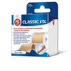CEROTTO IN ROCCHETTO PIC CLASSIC FIX TELA 5X500 CM FUSTELLA - Farmafamily.it