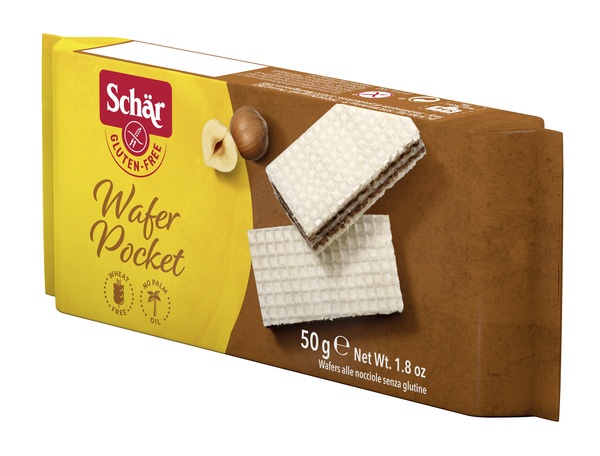SCHAR WAFER POCKET ALLA NOCCIOLA 50 G - Farmafamily.it
