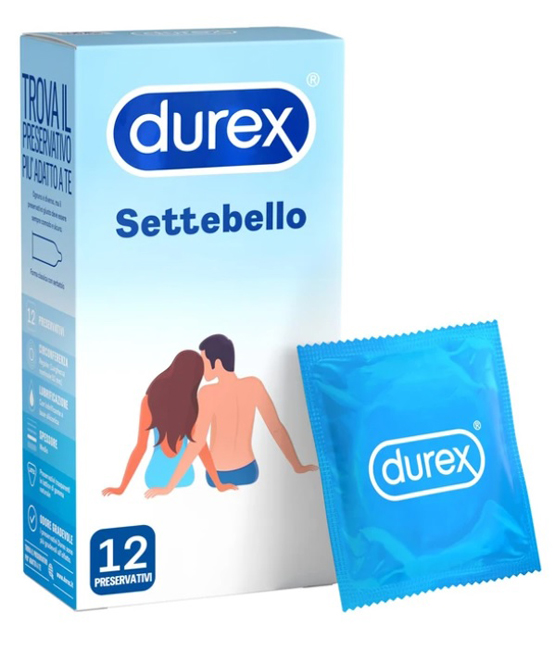 PROFILATTICO DUREX SETTEBELLO CLASSICO 12 PEZZI - Farmafamily.it