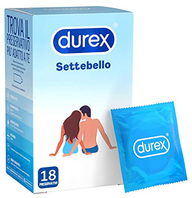 PROFILATTICO DUREX SETTEBELLO CLASSICO 18 PEZZI - Farmafamily.it