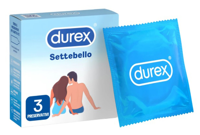 PROFILATTICO DUREX SETTEBELLO CLASSICO 3 PEZZI - Farmafamily.it